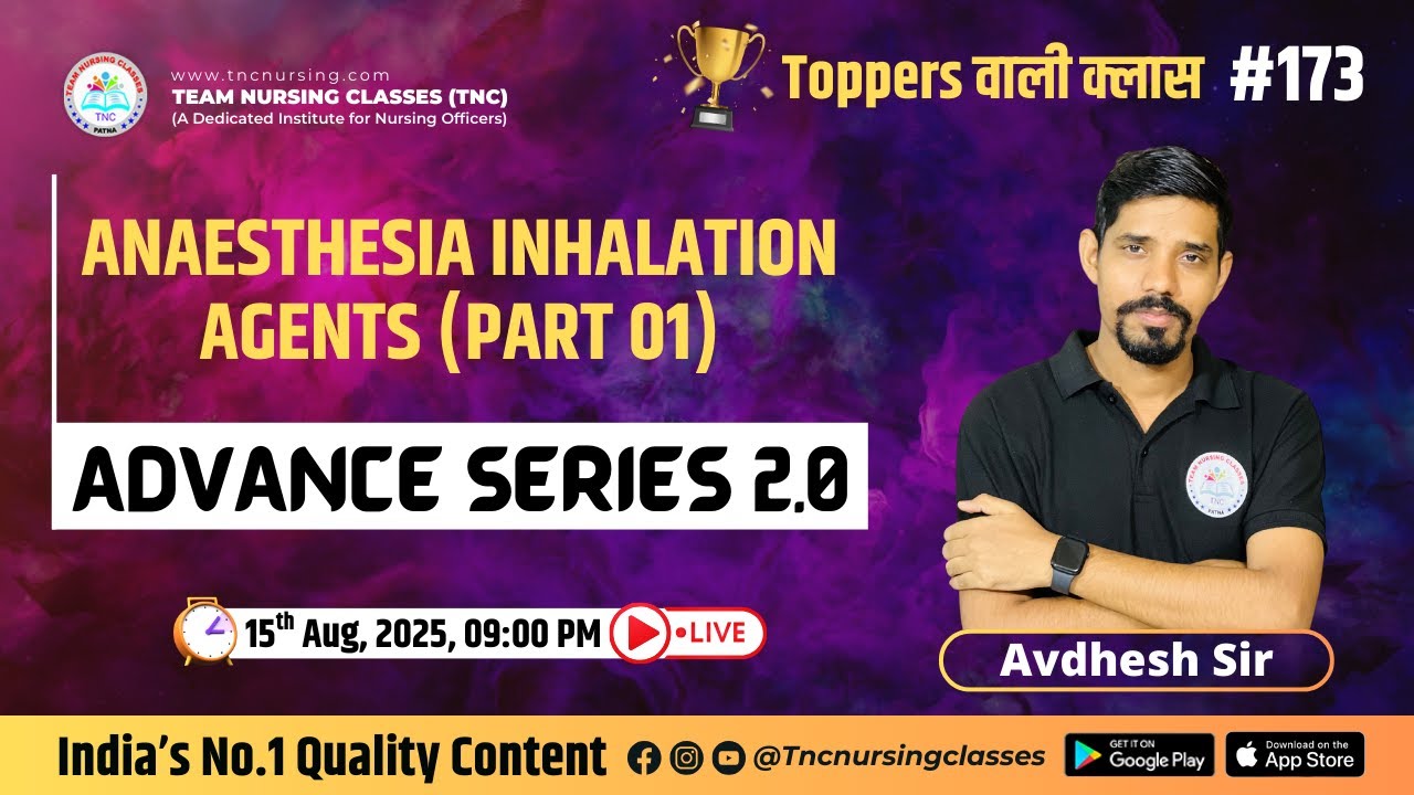 TNC  ADVANCE Series - 173 New || By TNC Avdhesh sir || Quality content  की Guarantee! #tncnursing