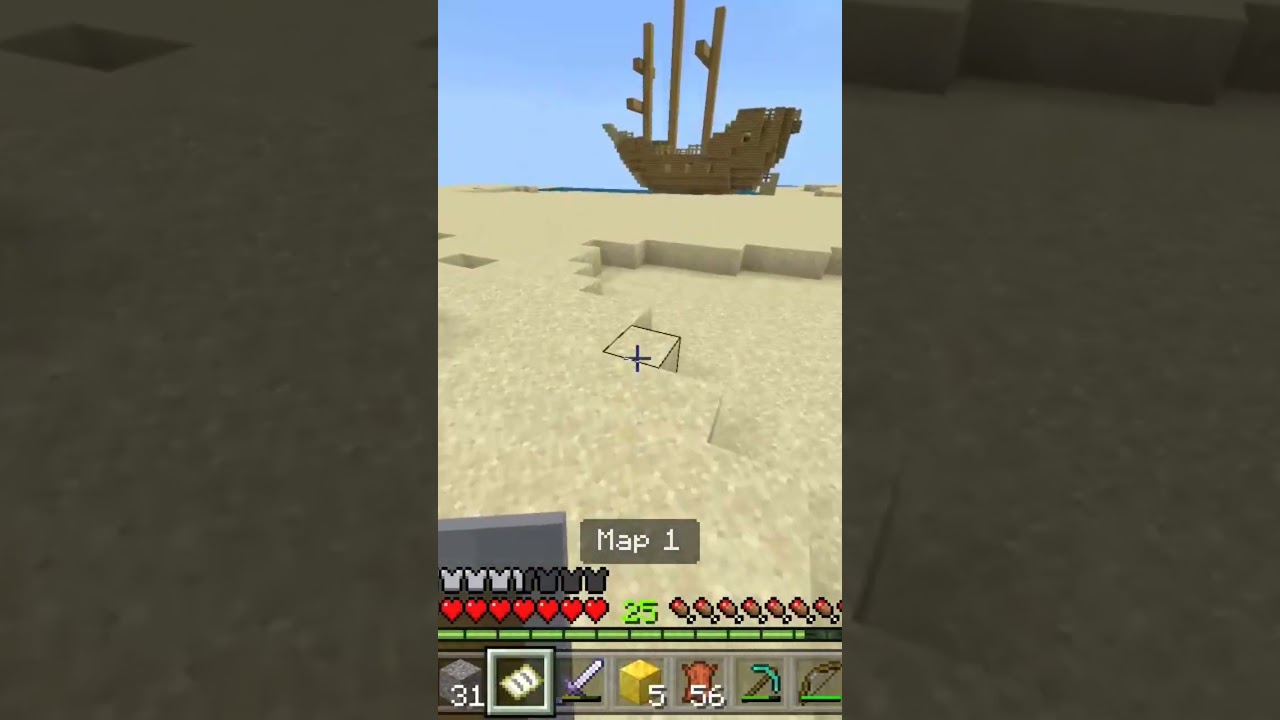 I FOUND A FLOATING SHIP WRECK Minecraft Bedrock #minecraft