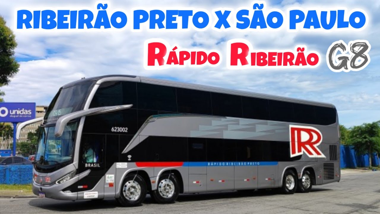 VIAÇÃO RÁPIDO RIBEIRÃO # Ribeirão Preto x São Paulo via Cravinhos #viagem