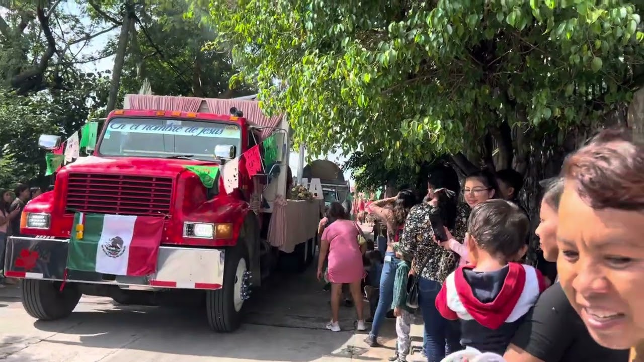 Atlacahualoya Morelos desfile sep 15 2023 vídeo 2