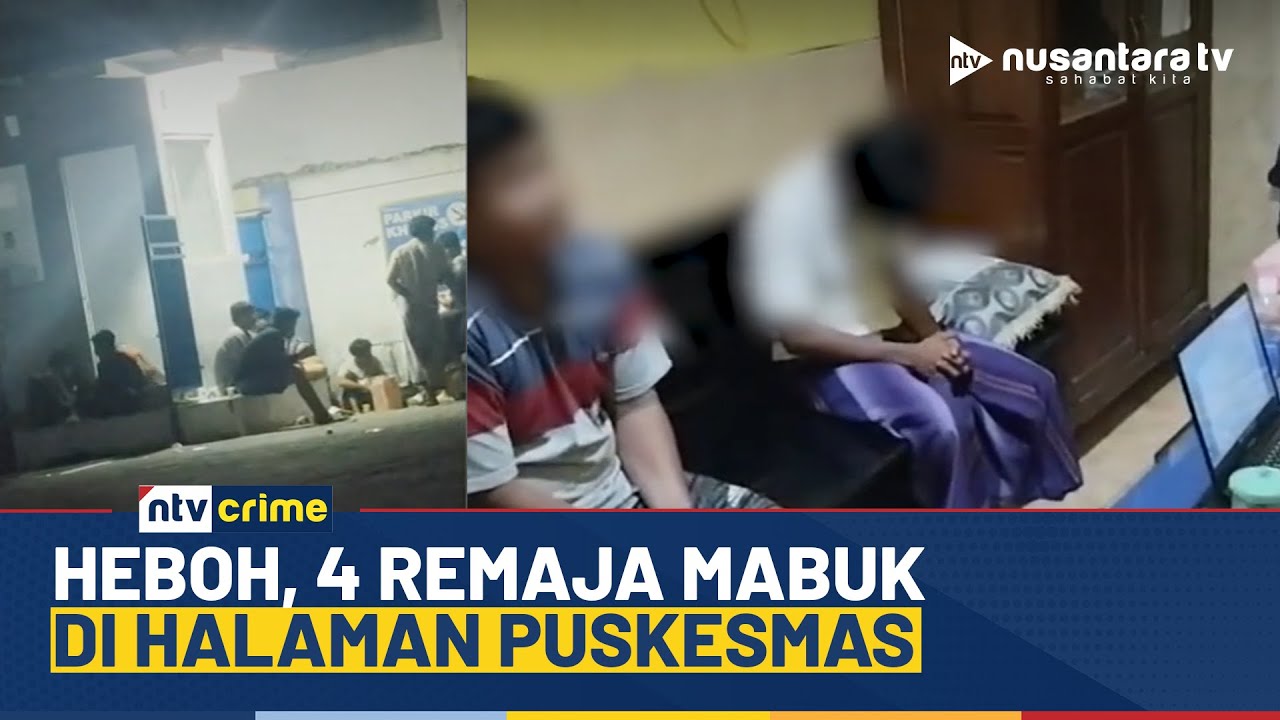 Empat Remaja Terekam Pesta Minuman Keras di Halaman Puskesmas Sampang | NTV CRIME
