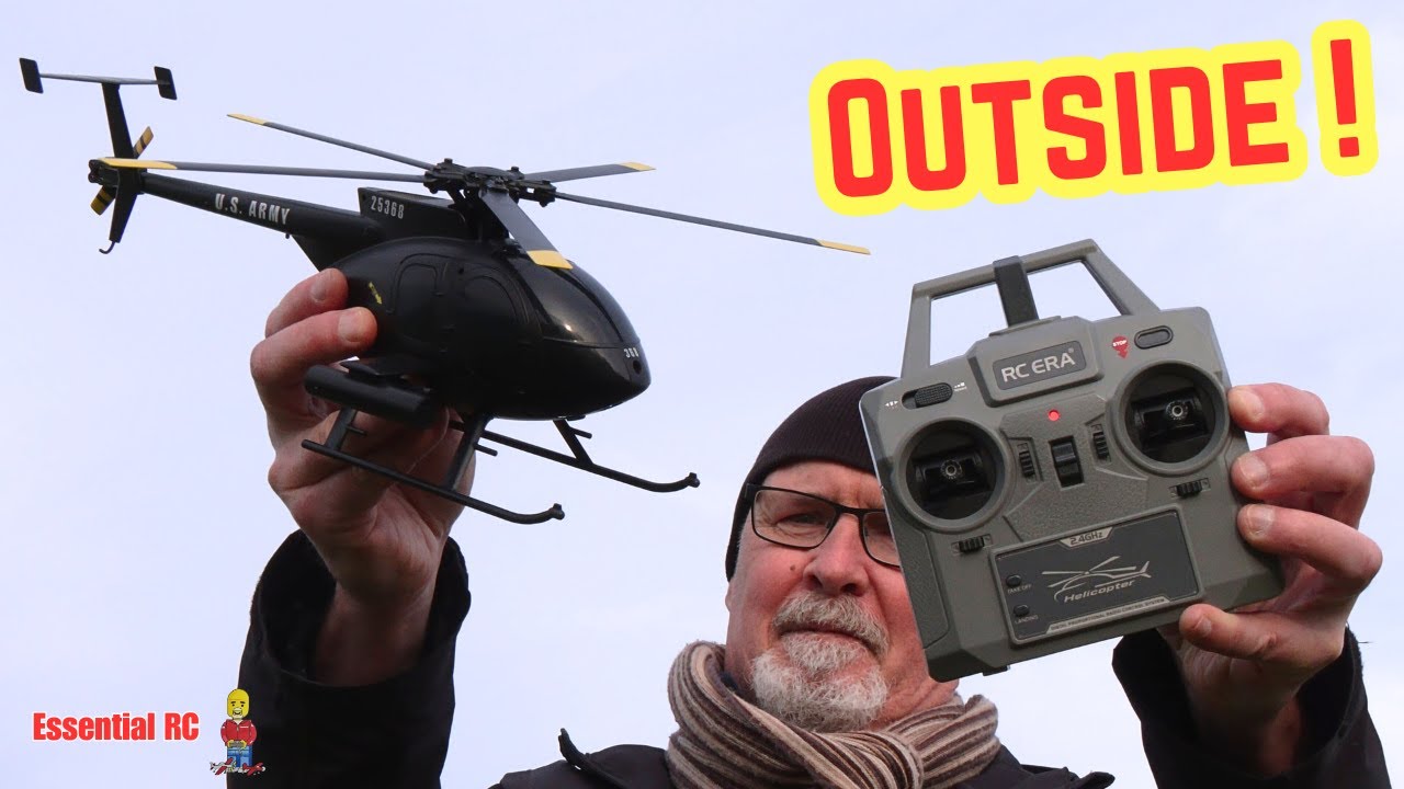 OUTDOOR FLIGHT TEST ! RC Era C189 MD500 Little Bird RC Helicopter