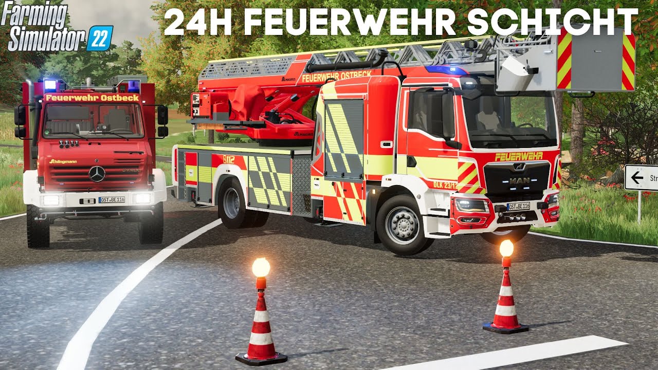 24 Stunden Feuerwehr-Einsatz in Ostbeck | LS22 Feuerwehr & Alarm!