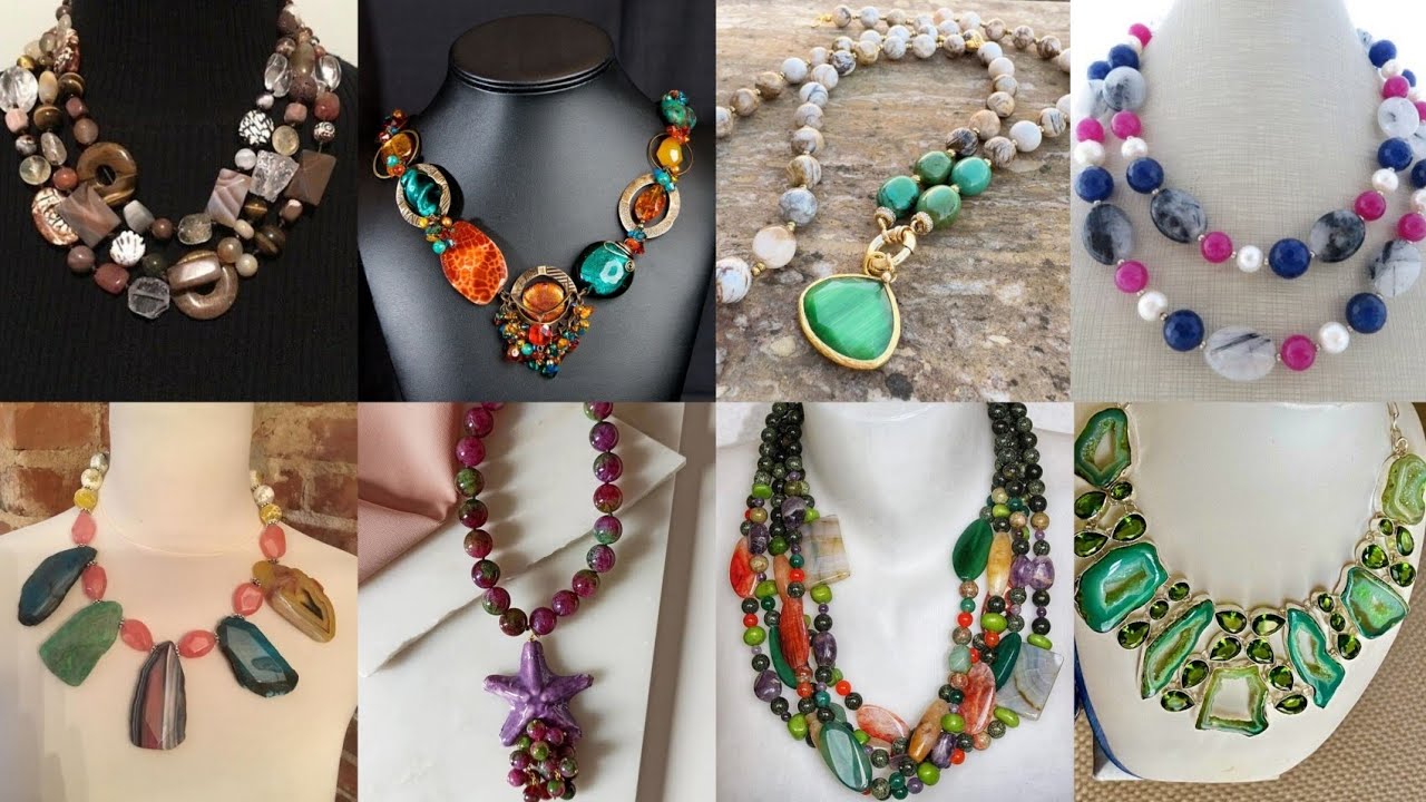 The Art & Power 😍 of Multicolor Agate Necklace Designs | New Ideas & Knowledge