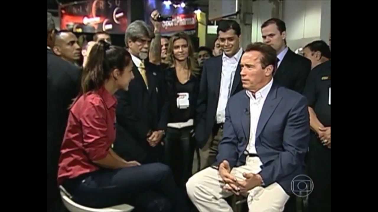 Entrevista Arnold Schwarzenegger I love Brazil!