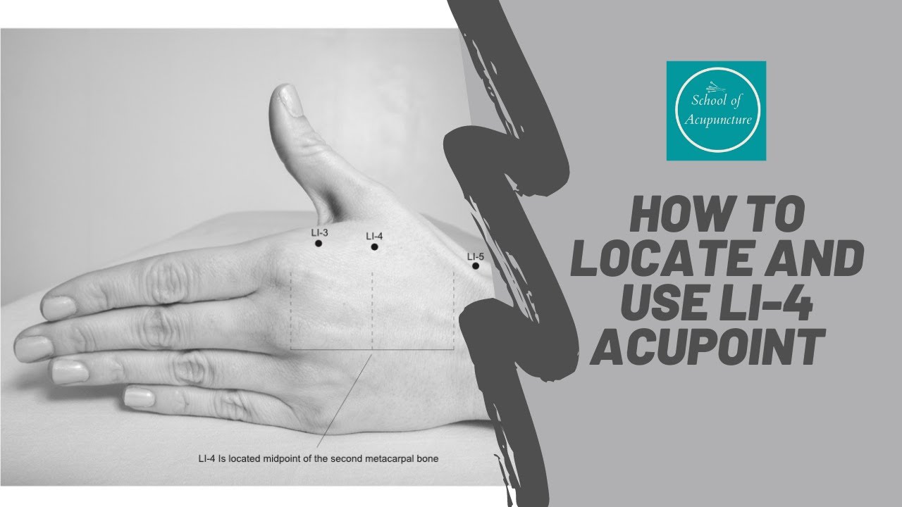 How to locate and use LI-4 acupuncture point for the management of musculoskeletal pain