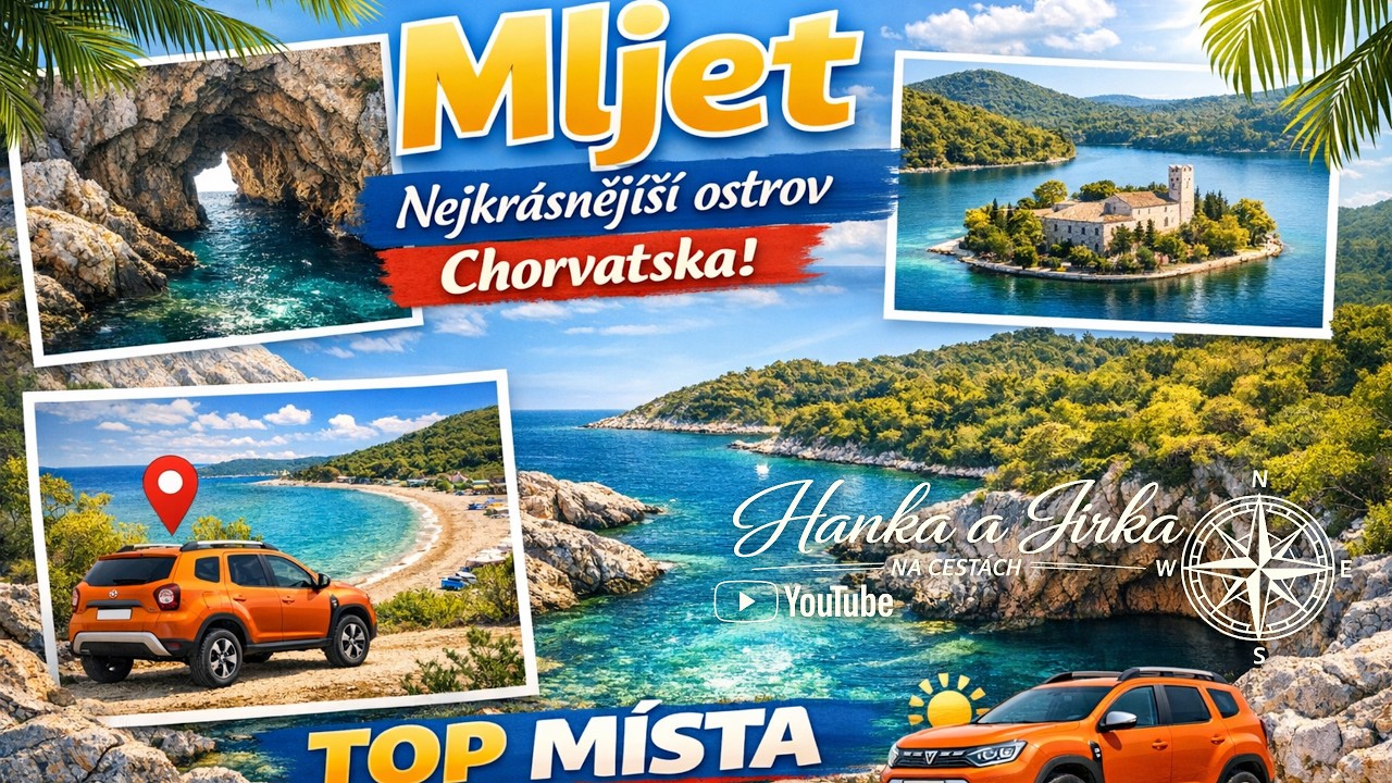 Mljet. Balkán tour  Chorvatsko - Croatia trips to the island of Mljet.