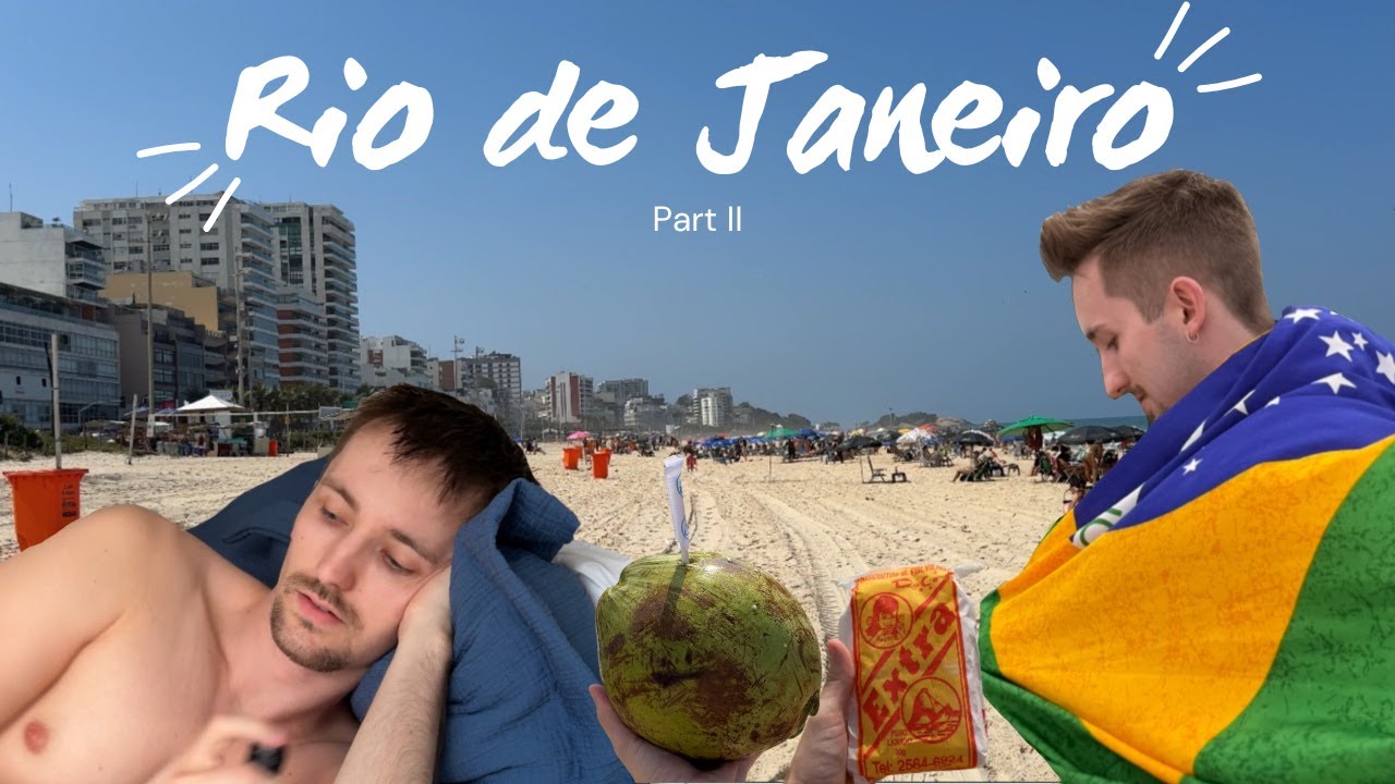 BEING ILL IN RIO DE JANEIRO🇧🇷 enjoying my trip whilst recovering - boat tour + ipanema beach🌴🛥️