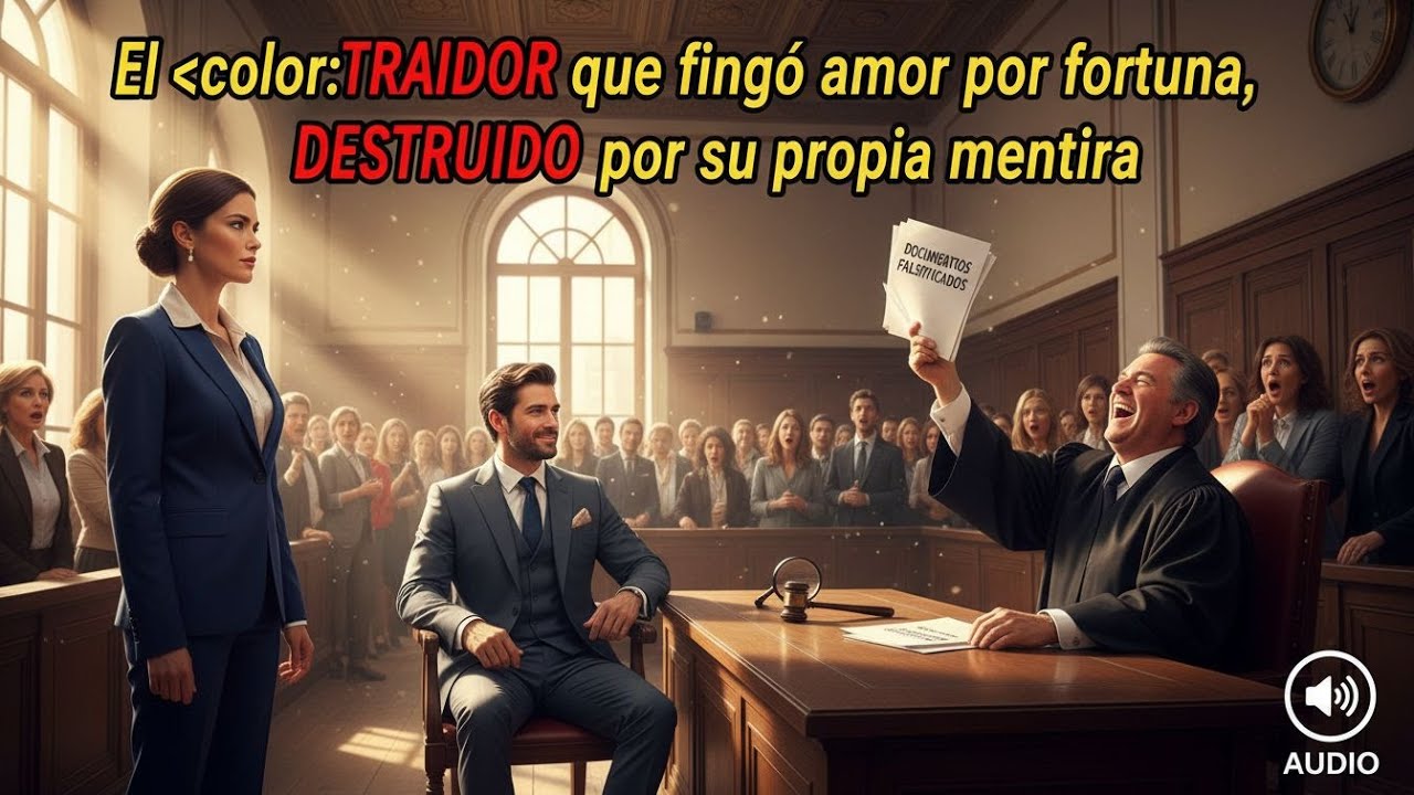 EL TRAIDOR FORJA FIRMAS, RÍE LA JUEZ AL DESENMASCARARLO.