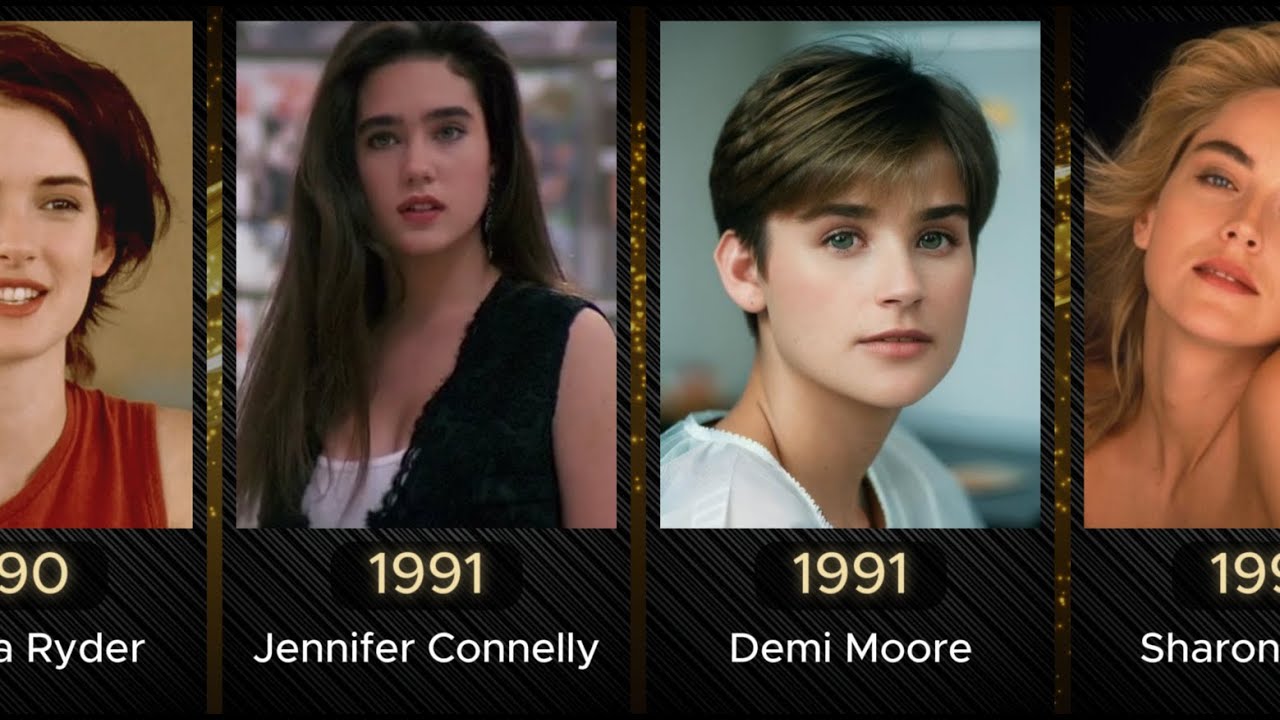 Most Beautiful Hollywood Actresses 1980 - 2024