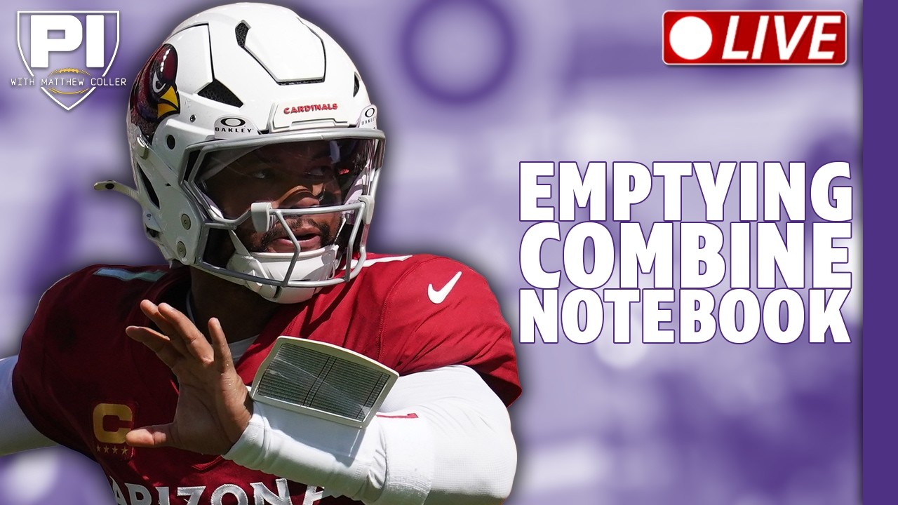 Emptying the Vikings NFL Combine notebook
