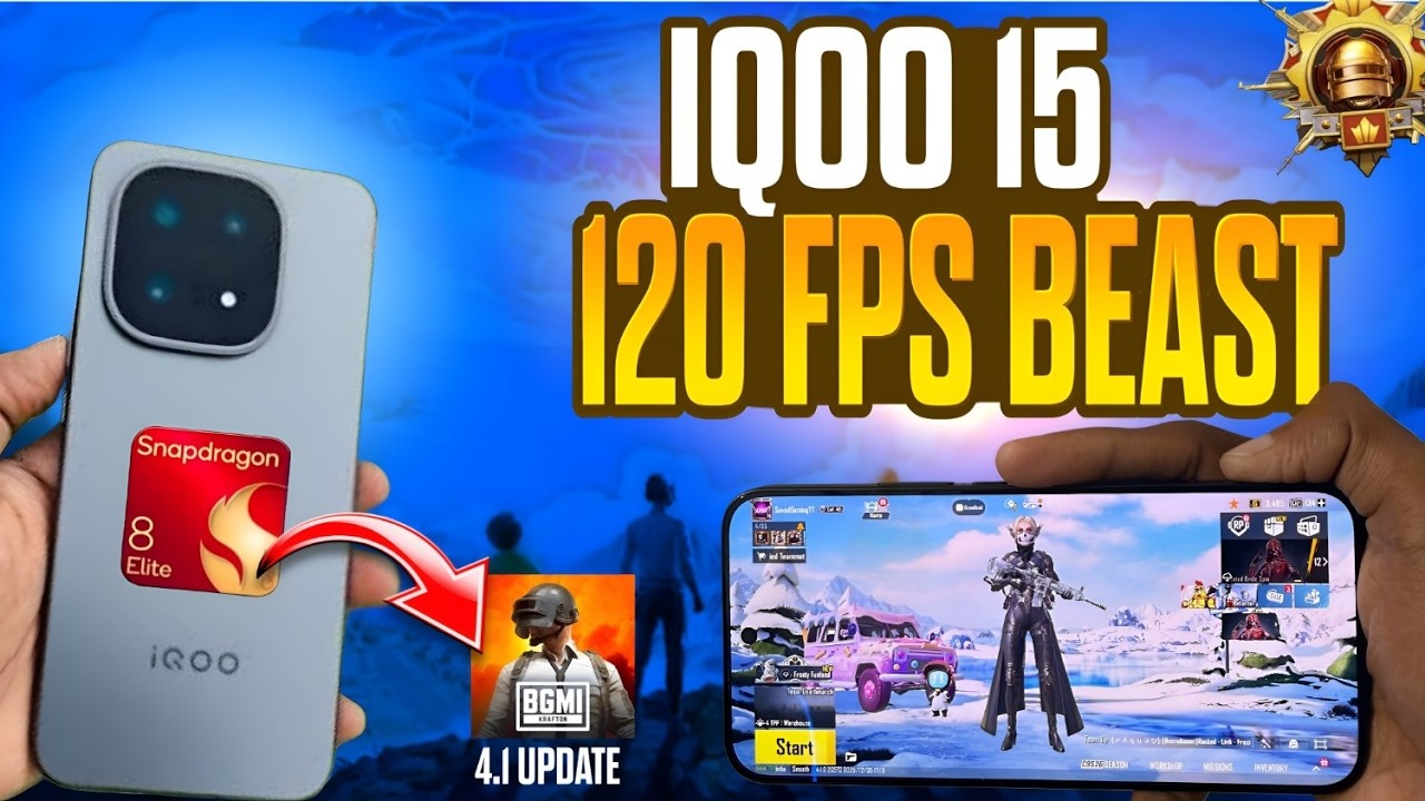 IQOO 15 INDIA FASTEST PHONE | 120 FPS PERFORMANCE BEAST