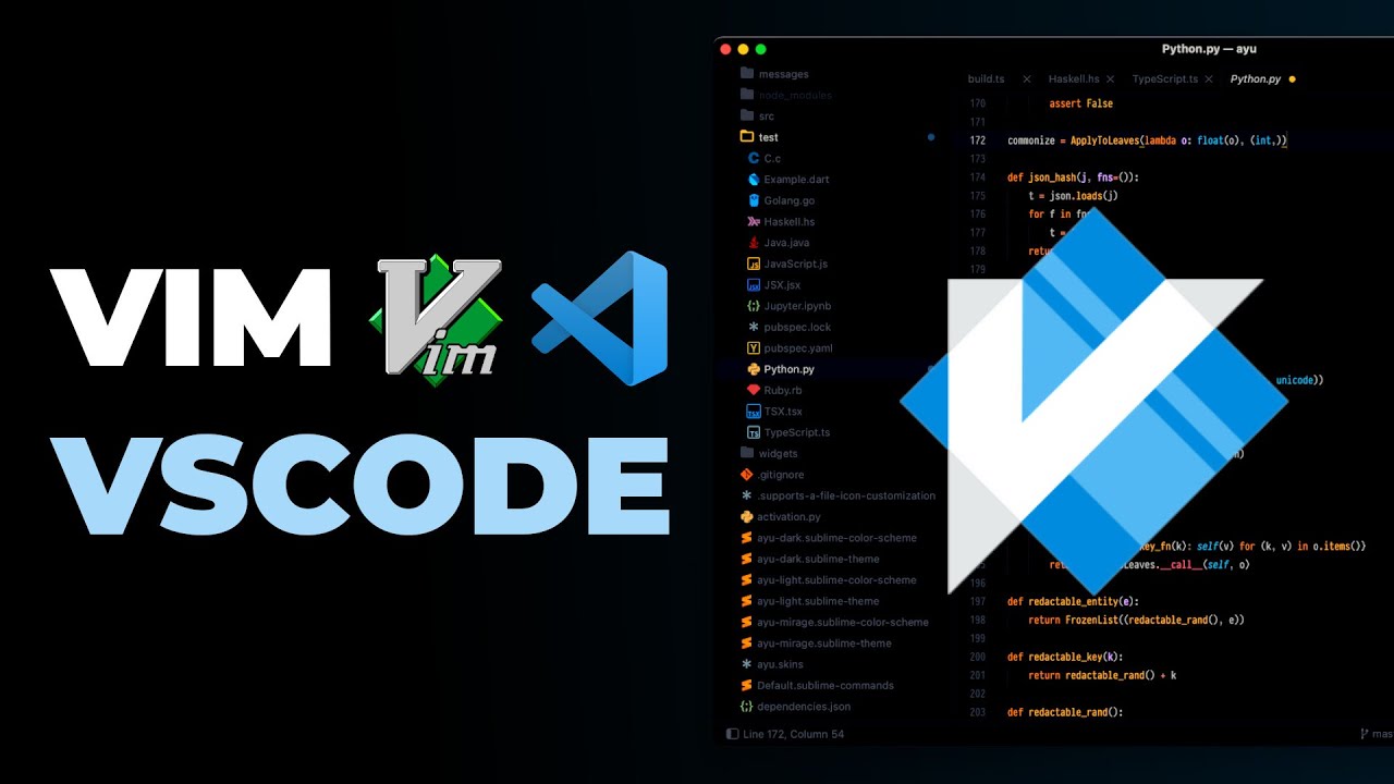 Extensión de Vim para Visual Studio Code