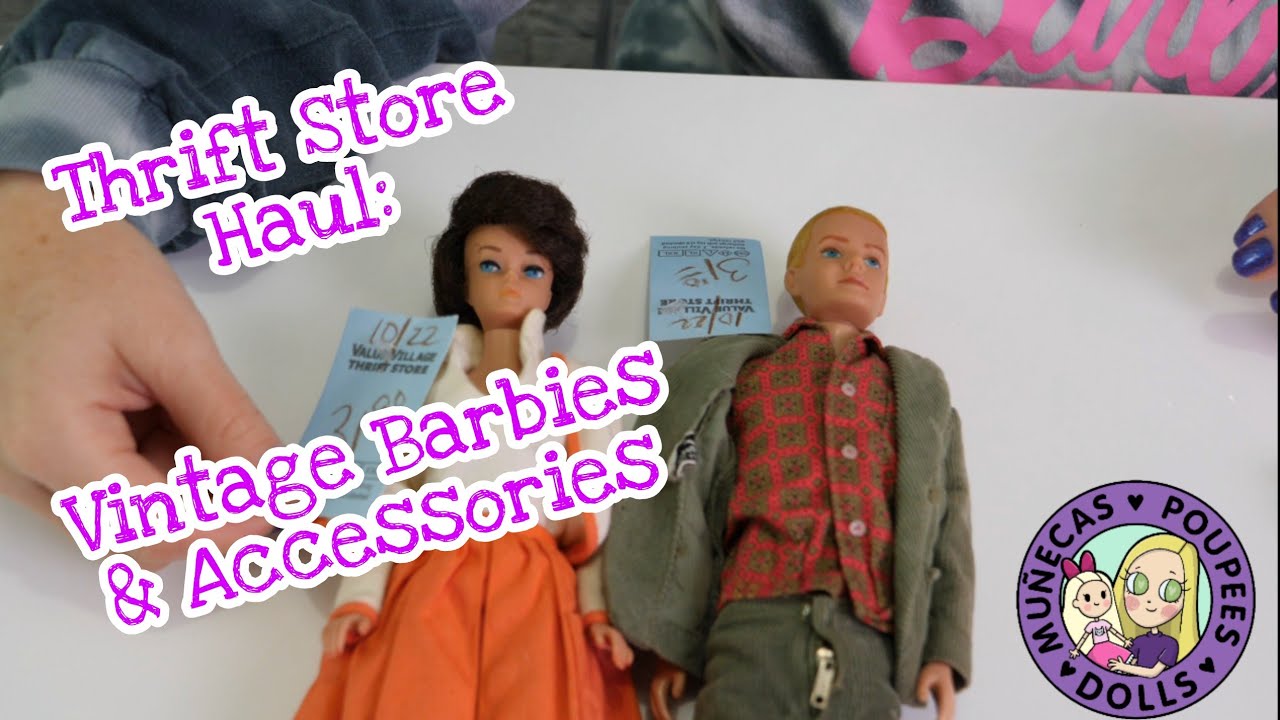 Thrift Store Haul: Vintage Barbies & Accessories