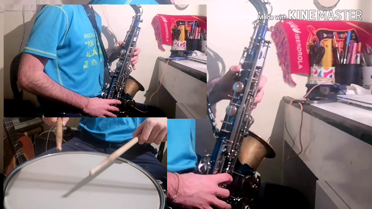 CARIDAD DEL GUADALQUIVIR-- cover saxo alto + caja