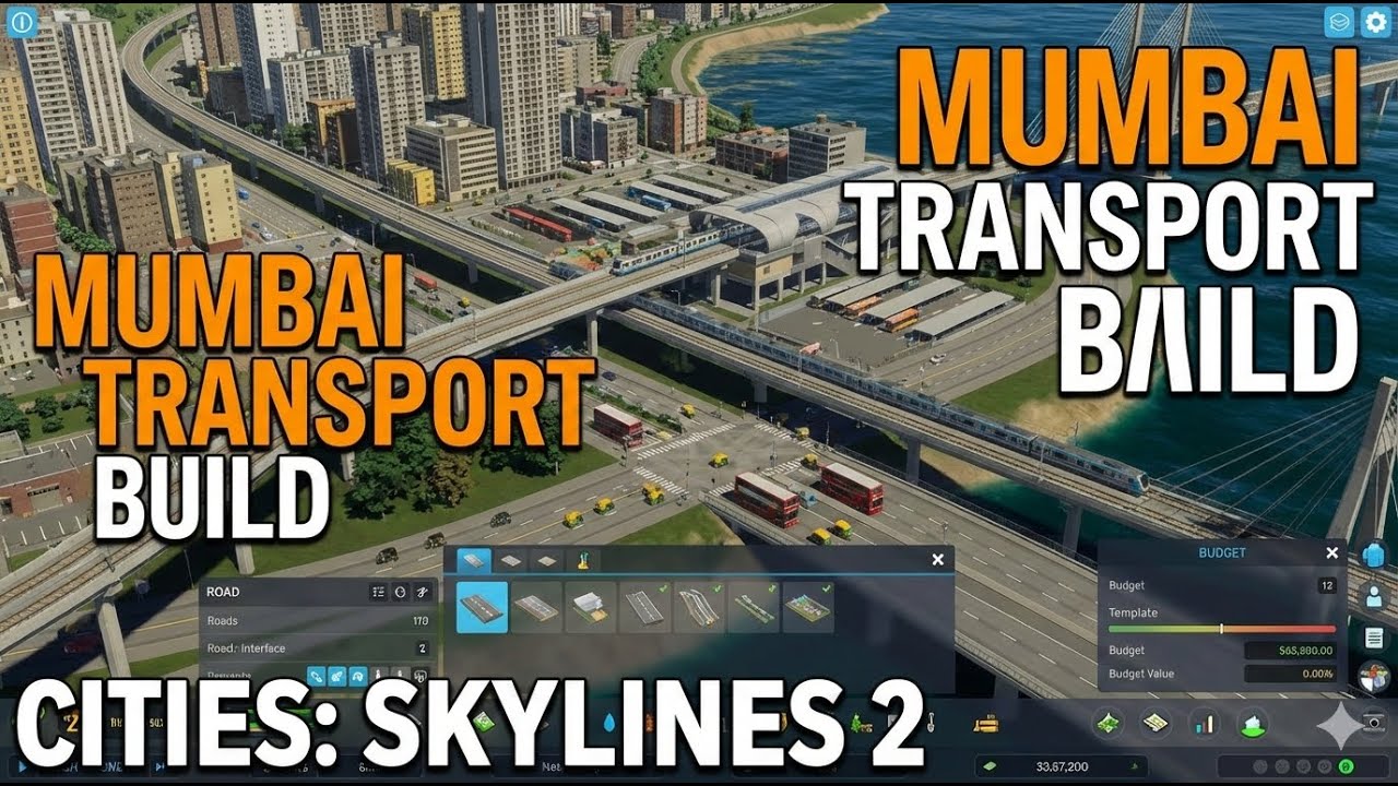 🔴Build Transportation in Mumbai | Cities Skylines 2 | Live Stream🔴