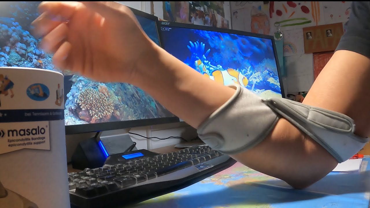 Tennisarm geheilt / Masalo Manschette / Erfahrung / Gr&ouml;&szlig;e bestimmen / richtig anlegen / unboxing