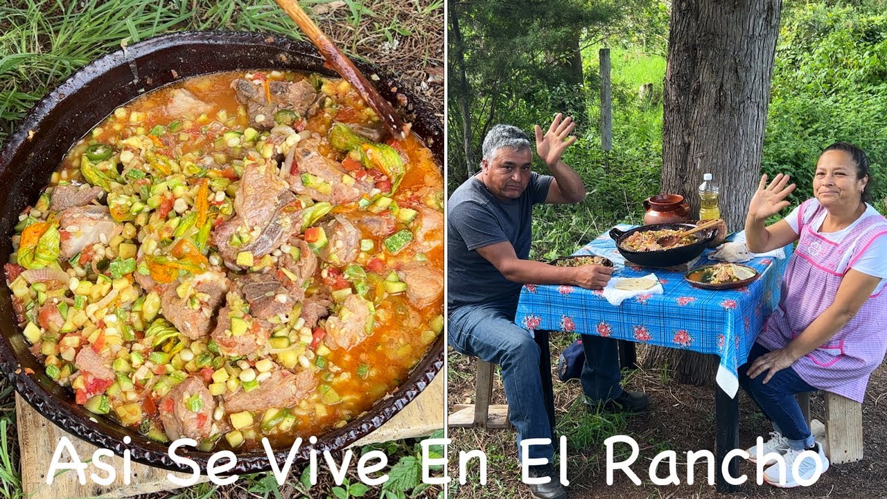 La Mejor Manera De Comer Carne De Puerco Con Calabacitas Recien Cortadas