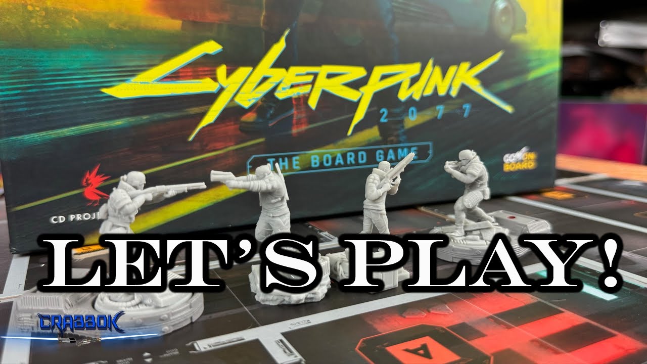 Let's Play Cyberpunk 2077: The Board Game - First Mission!