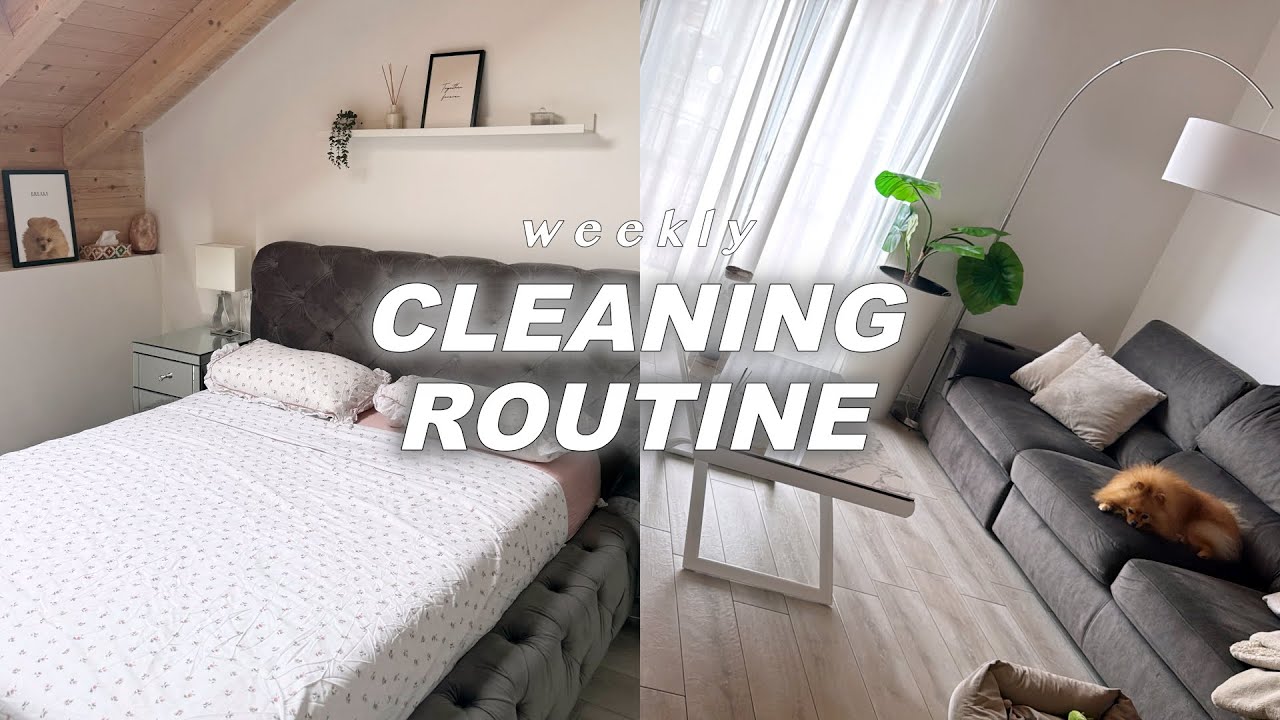 WEEKLY CLEANING ROUTINE 🧺🎀| MelissaTani