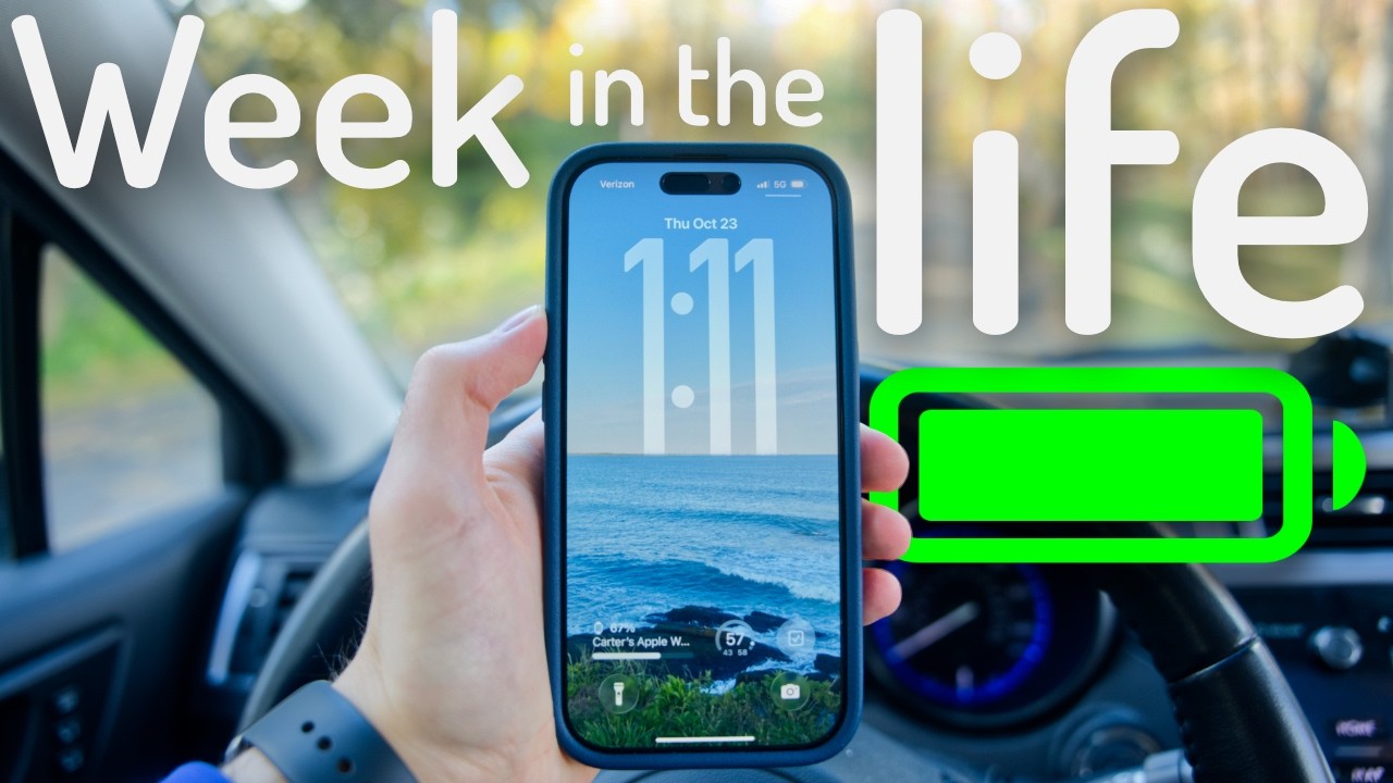 Week in the life with the base model iPhone 17