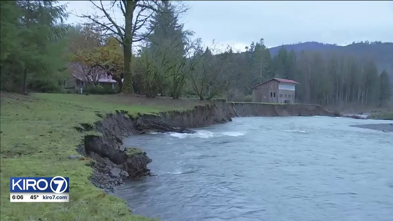 Whatcom County couple desperate for help as property erodes into Nooksack River