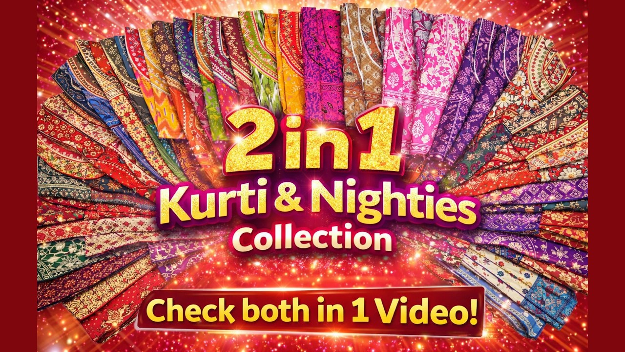 WOW! Kurta Sets & Nighty Collection😍Budget Friendly/Cotton/Kalamkari/Ajrak #kurticollection #nighty