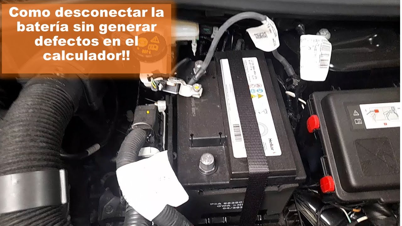 Como desconectar la batería del auto sin provocar fallos en los calculadores