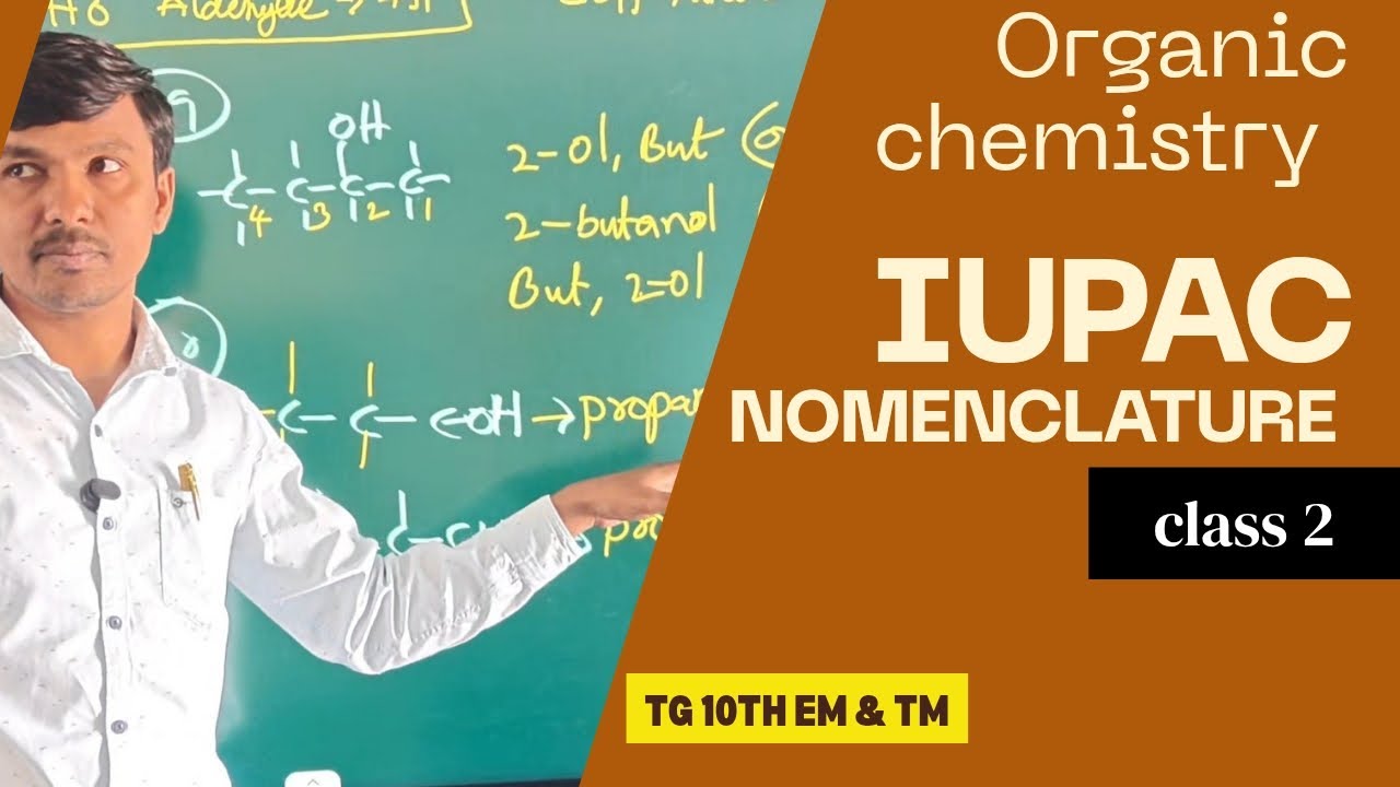 IUPAC NOMENCLATURE.carbon compounds.10th class Physical science 