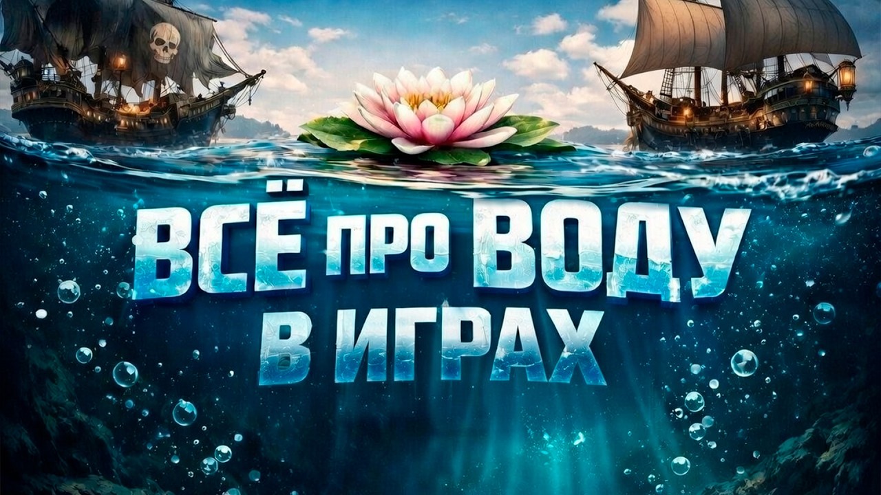 ВСЁ ПРО ВОДУ В ИГРАХ - Создание, Эффекты, Технологии, Физика, Подборка Игр