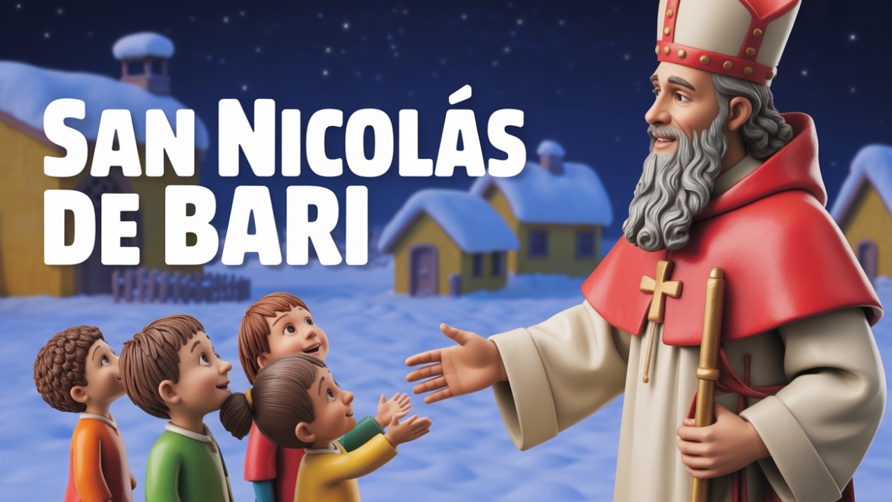 🎄 San Nicolás de Bari 🎁 El Santo que Inspiró a Santa Claus (para niños)
