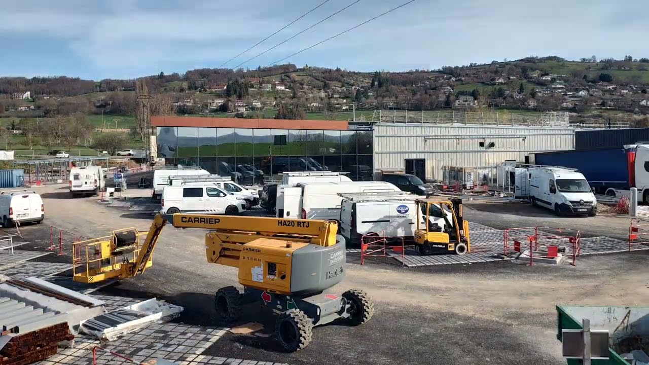 Timelapse Lidl La Cote Saint Andr&eacute;