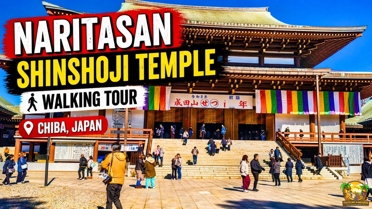 Naritasan Shinshoji Temple Walking Tour in 4K | Chiba, Japan