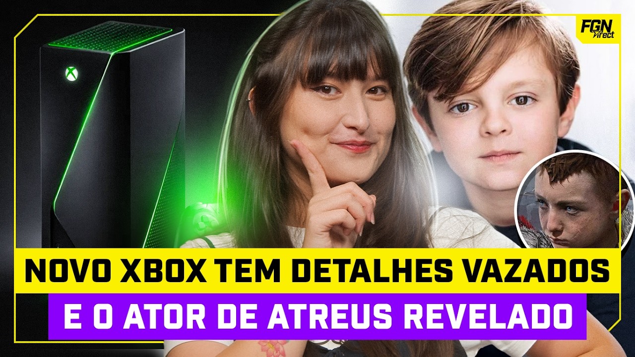 NOVO XBOX TEM DETALHES VAZADOS E O ATOR DE ATREUS REVELADO! FGN Direct #32