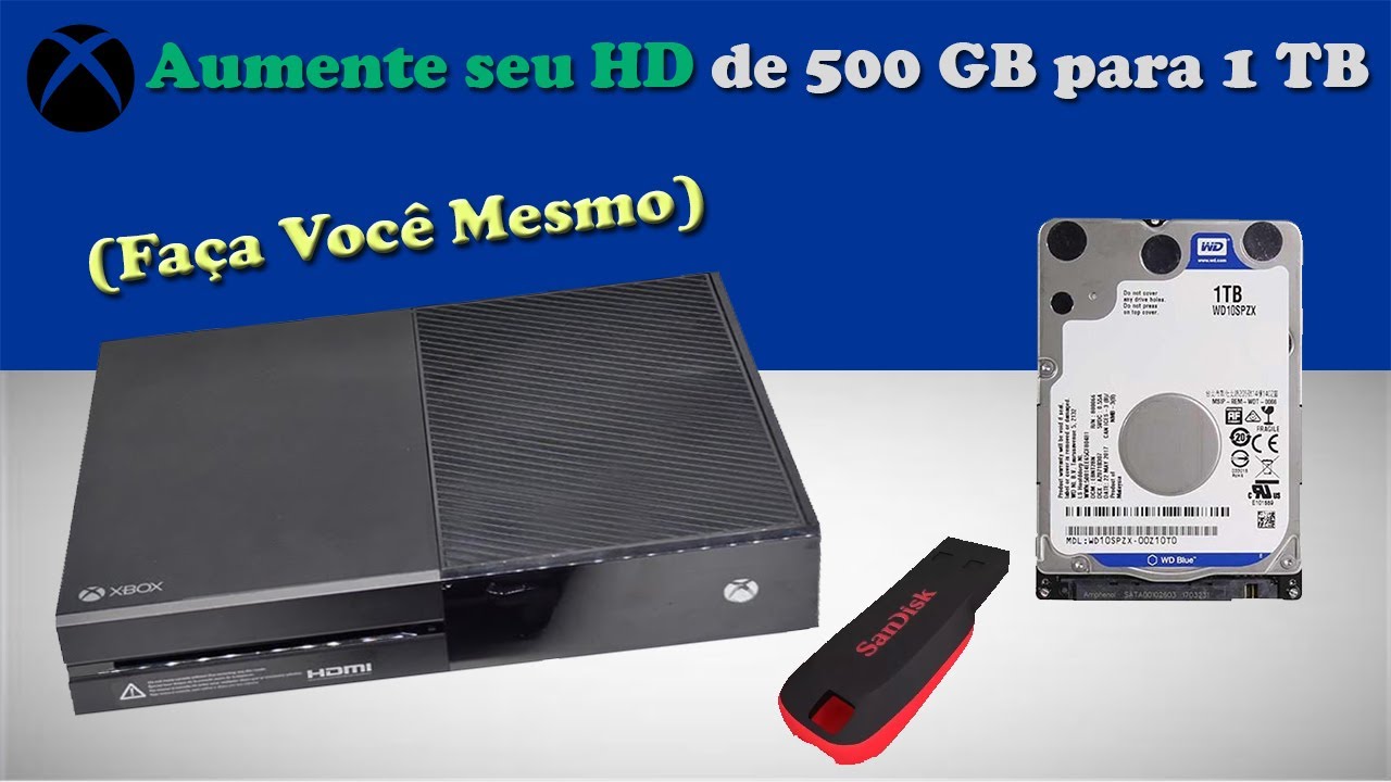 Troca de HD - Xbox One FAT - Faça Você Mesmo (Passo a Passo) DIY