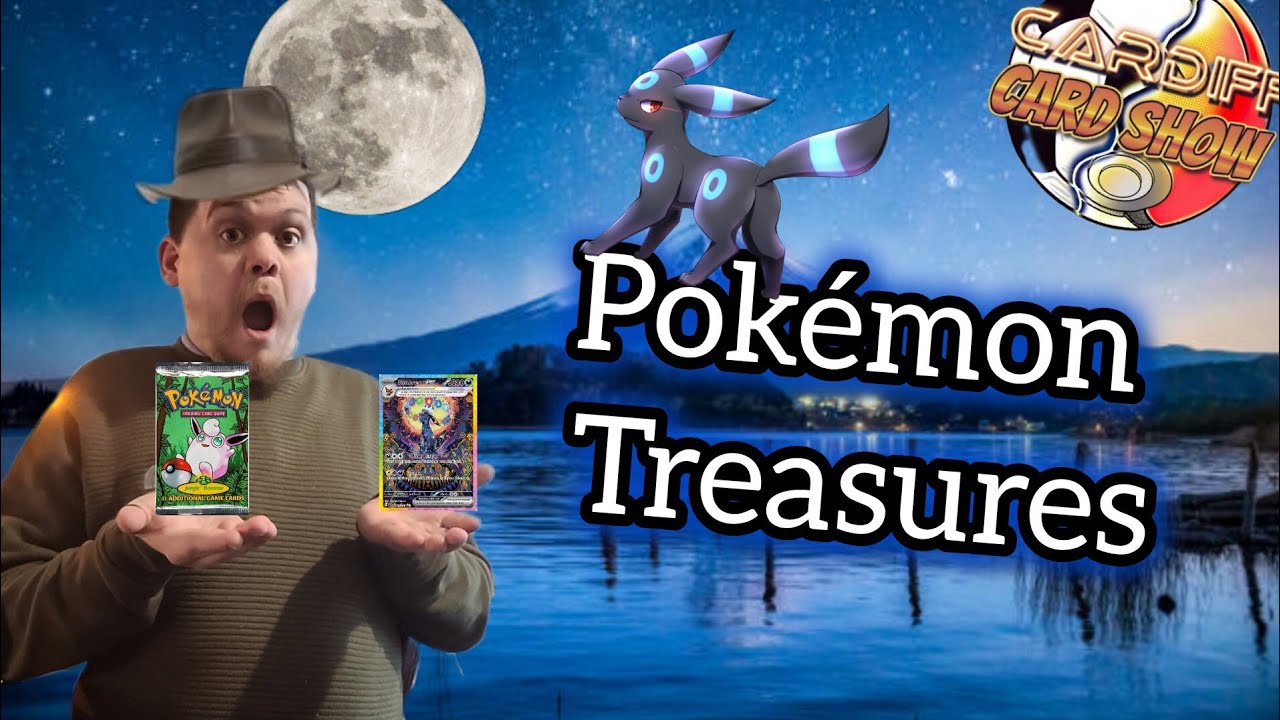 I Pulled The Prismatic Umbreon In 4 Packs!? At Cardiff Card Show Plus A Free Vintage Jungle Pack!!!