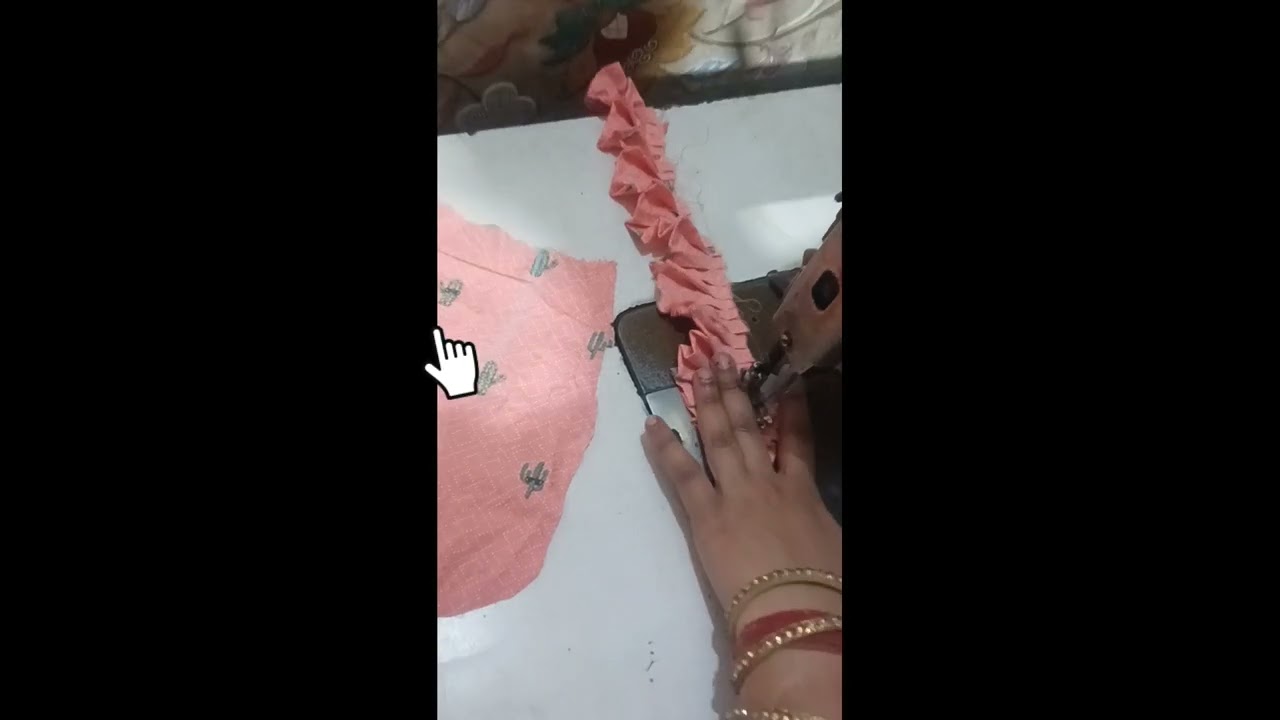 Baby pillow cutting and stitching
