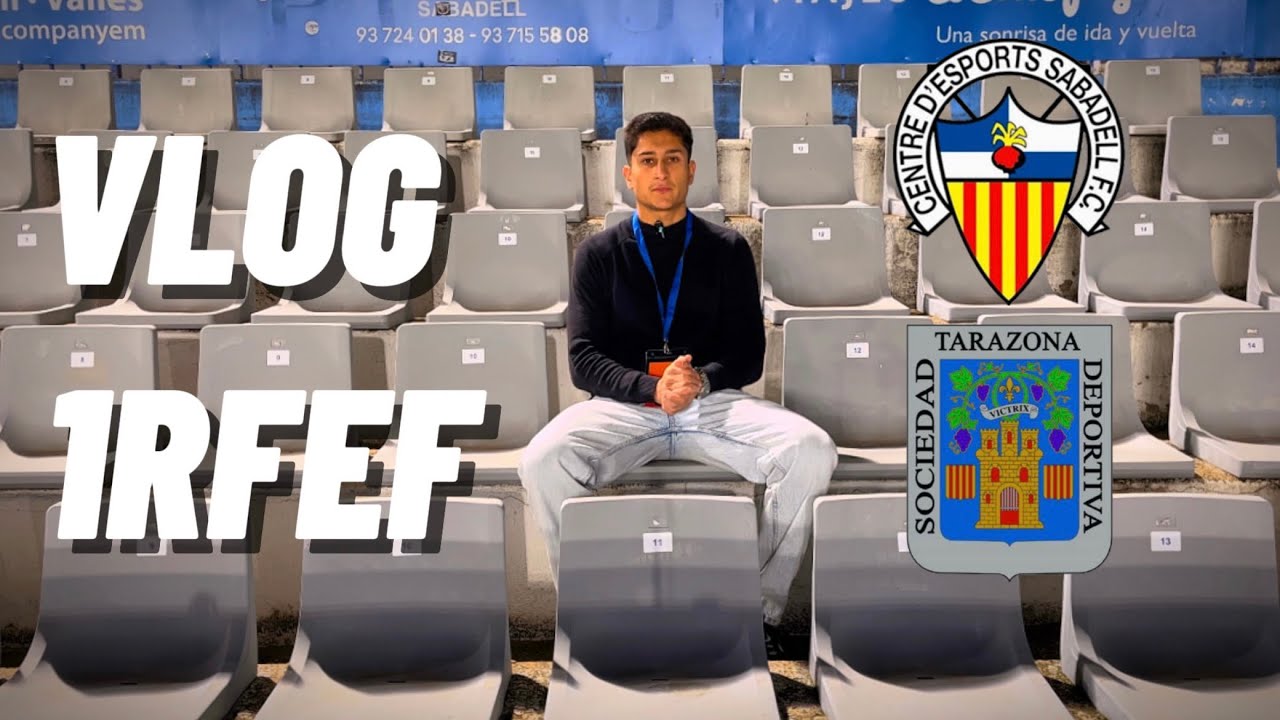El equipo IMBATIDO del fútbol ESPAÑOL | CE SABADELL vs. SD TARAZONA | VLOG de la 1RFEF