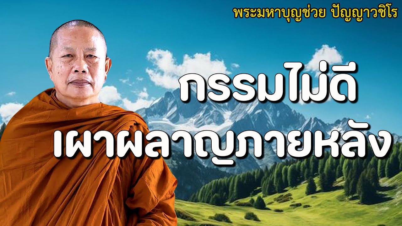 ธรรมคลายทุกข์/กรรมไม่ดีเผาผลาญภายหลัง #ธรรมะคลายทุกข์ #พระมหาบุญช่วยปัญญาวชิโร #12