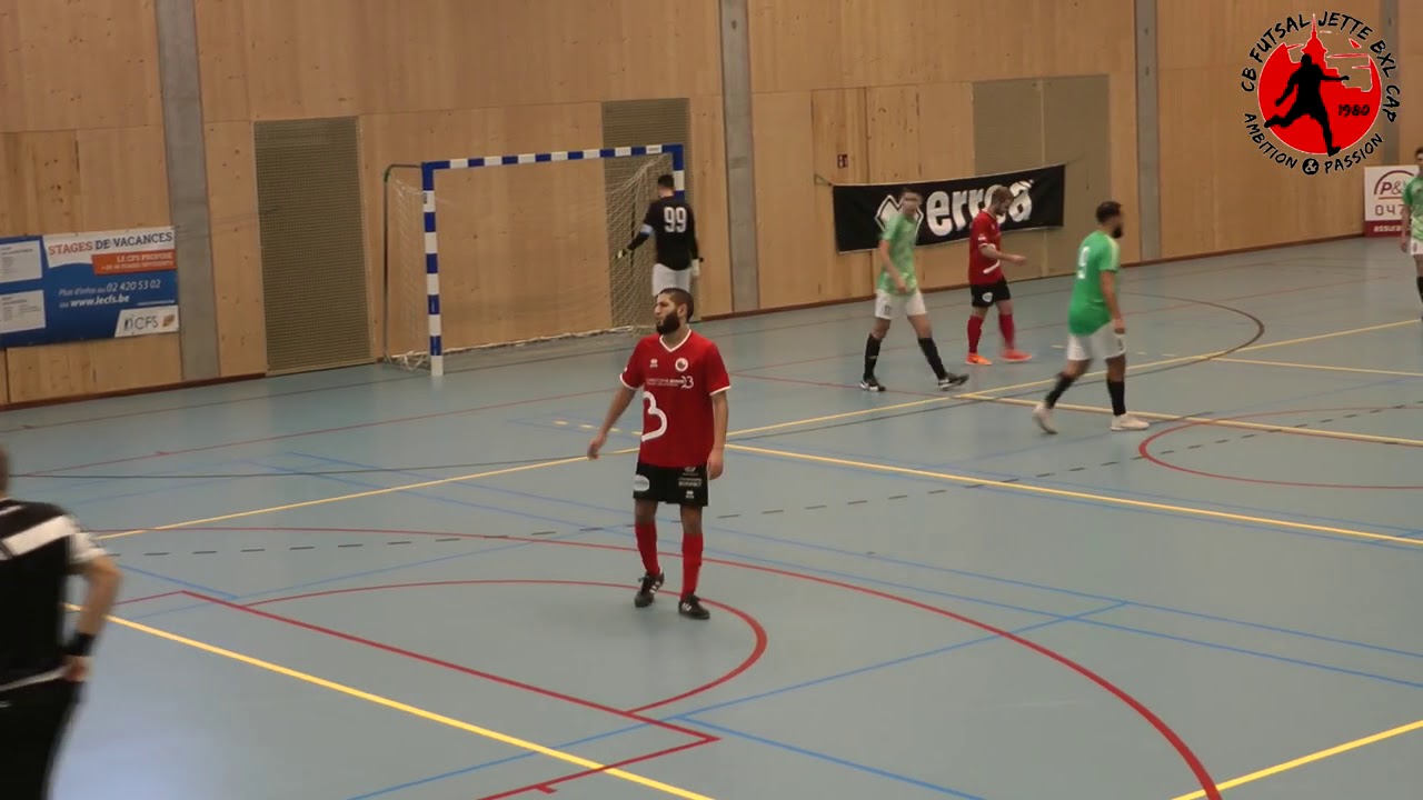 Résumé de CB Futsal Jette BXL CAP - Anderlecht Black Eagles (division 2A URBSFA Belgium) du 21/12/18