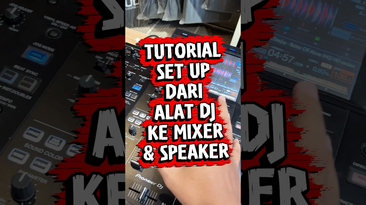 TUTORIAL SET UP PIONEER DJ XDJ-RX3 KE MIXER & SPEAKER | BIAR AUDIO MAKIN JOSS 