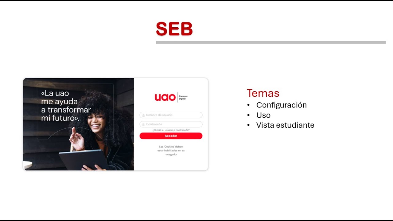Safe Exam Browser SEB UAO