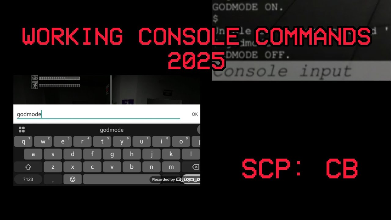 How to get console commands on SCP:CB ENG VER. MOBILE in 2025 | Console Command Demonstration