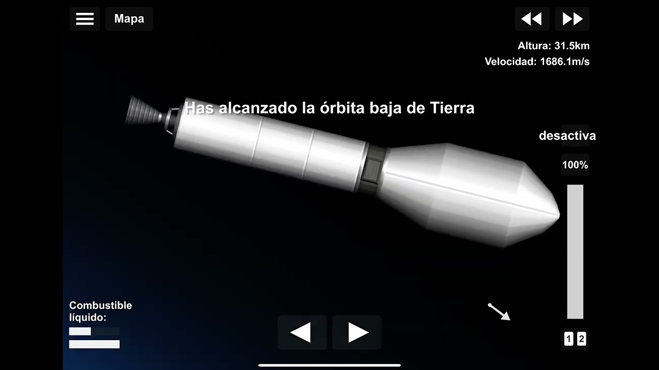 a simple rocket i made that has a satellite too