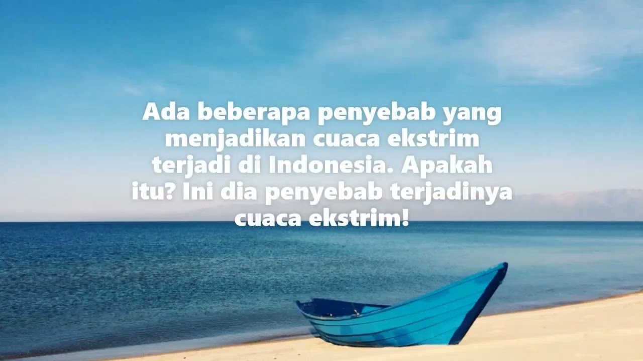 KEGAWATDARURATAN KELAUTAN   CUACA EXTRIME