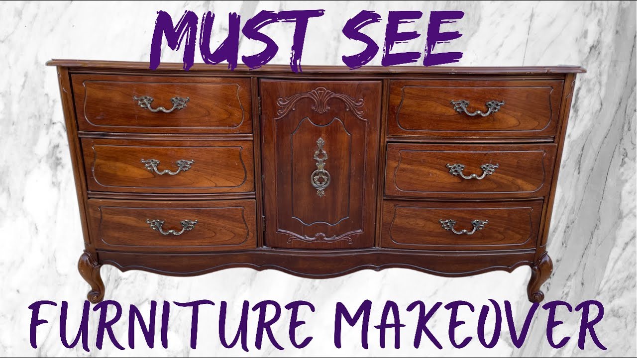 Furniture Makeover using Country Chic Paint and my favorite Whitewashing technique!