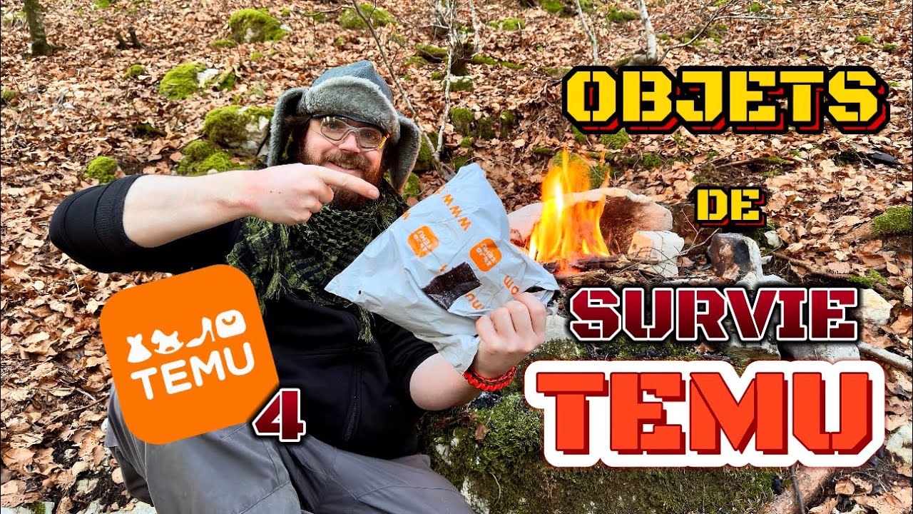 J'AI ENCORE ACHET&Eacute; DES OBJETS DE SURVIE SUR TEMU ! (C'est trop bien en vrai)