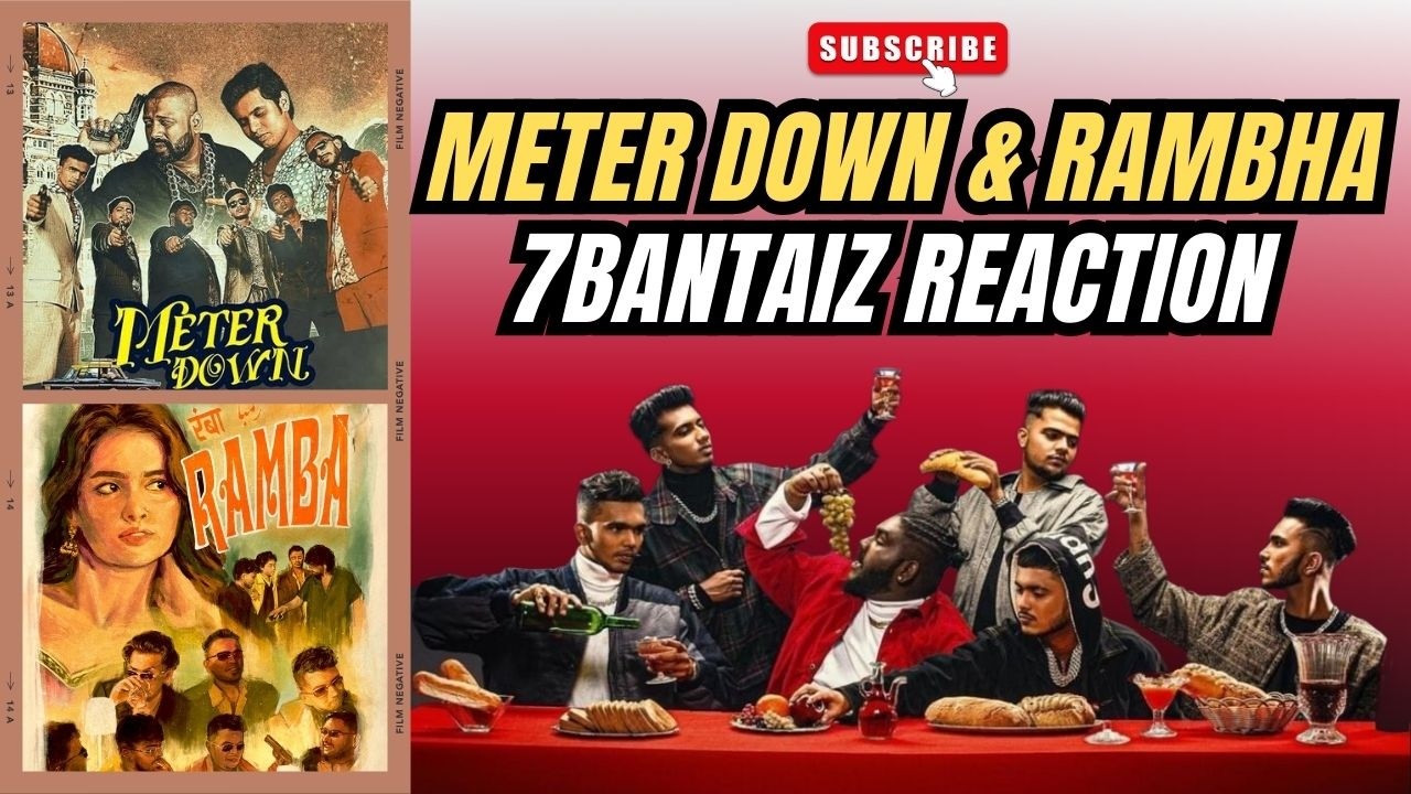 Ramba Reaction | @7BantaiZ  And @KaamBhaari  | Azadi Records | Marathi Reaction Video #rap