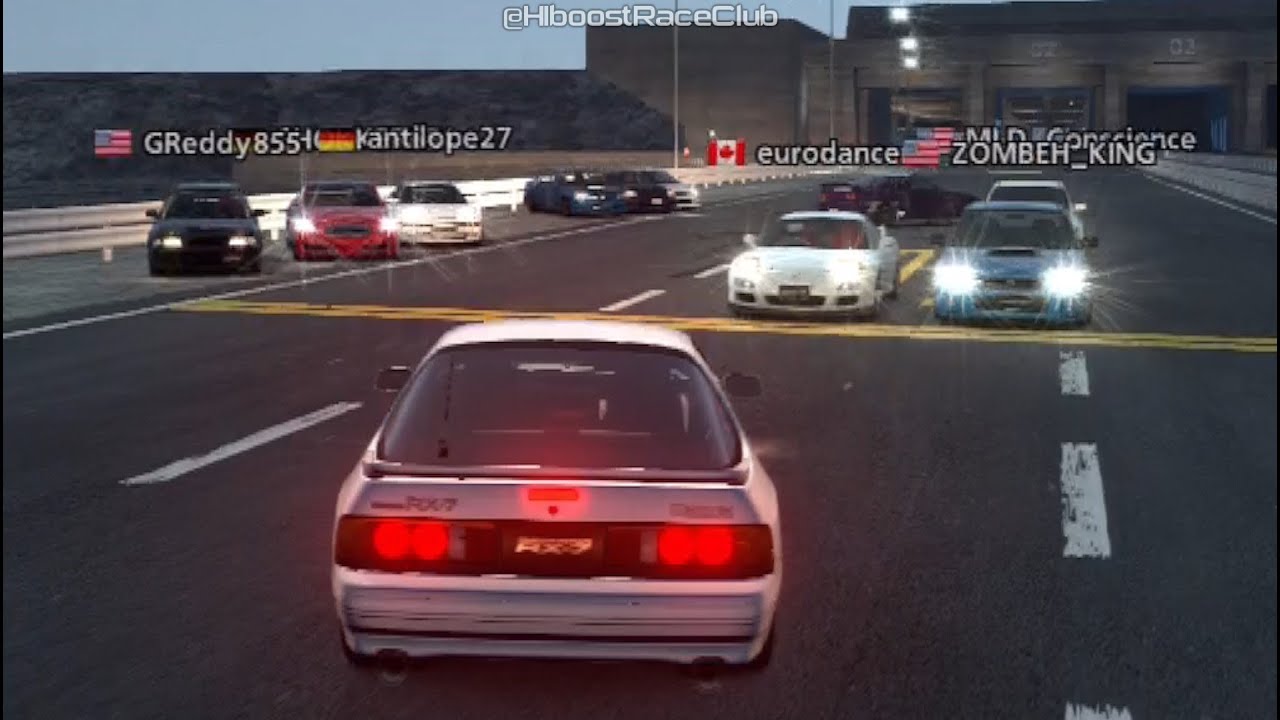 Gran Turismo 6 | FC RX7 Turbo/Nitrous Build + Open Lobby 1/4 Mile Street Wars w/ 500-1000HP Cars