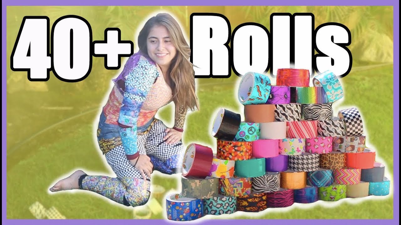 DUCT TAPE CHALLENGE! (40 ROLLS)